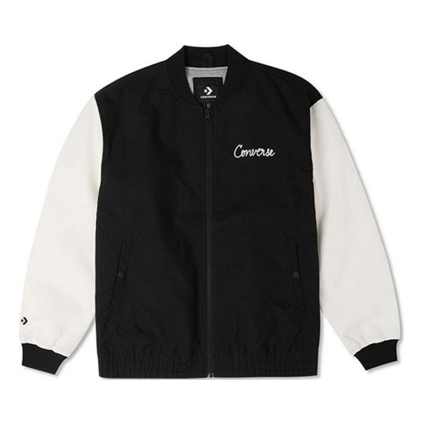 Converse Chain Stitch Woven Jacket Asia Sizing 'Black' 10025514-A03