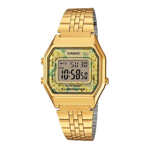 CASIO Vintage Series Waterproof Quartz Unisex Mens Gold Digital LA680WEGA-9CEF