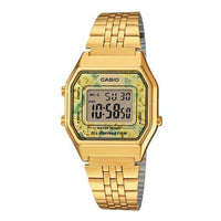 CASIO Vintage Series Waterproof Quartz Unisex Mens Gold Digital LA680WEGA-9CEF