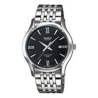 Casio Lineage Analog Watch 'Black Silver Steel' LIN-200D-1AV