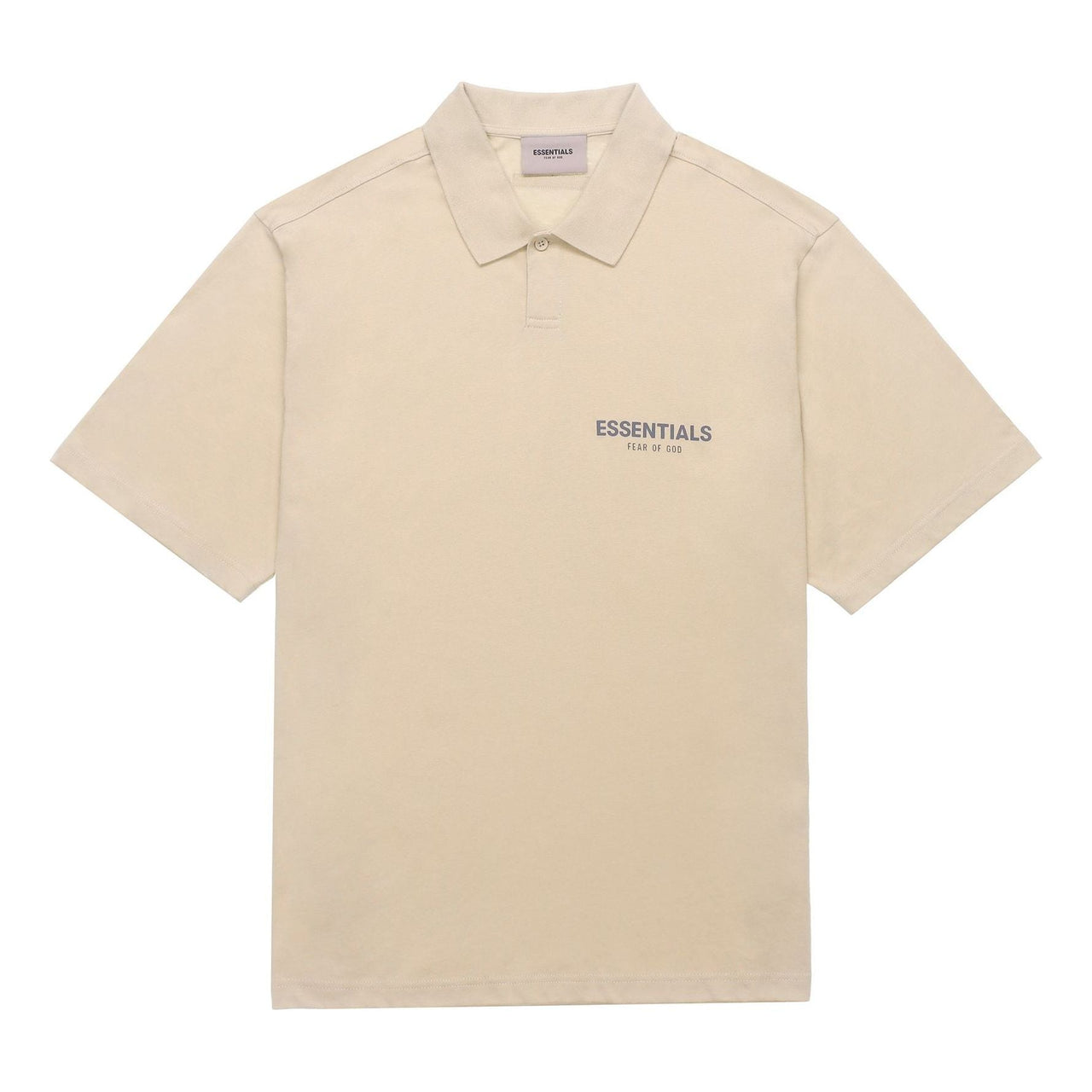 Fear of God Essentials FW21 SSENSE Polo Shirt 'Beige' FOG-FW21-112