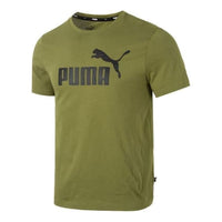 PUMA Ess+ 2 Col Logo T-shirt 'Olive Green' 847715-76