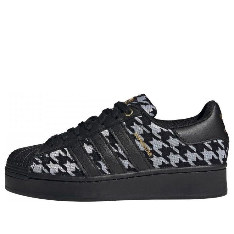 (WMNS) adidas originals Superstar Bold 'Black Gray' FW2503