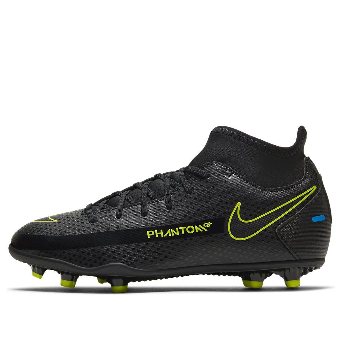 (GS) Nike Phantom GT Club DF MG 'Black Green' CW6727-090