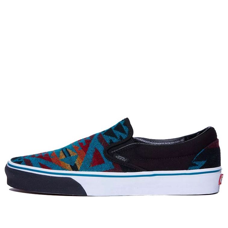 Vans All Nations Skate Jam x Slip-On 'Blue Black' VN0A4U38BLK