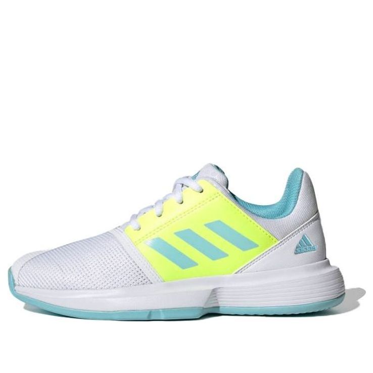 (GS) adidas Courtjam J 'White Blue Green' FX1489