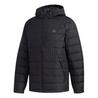 adidas Climawarm Hoodi Outdoor Stay Warm hooded down Jacket Black EH4014