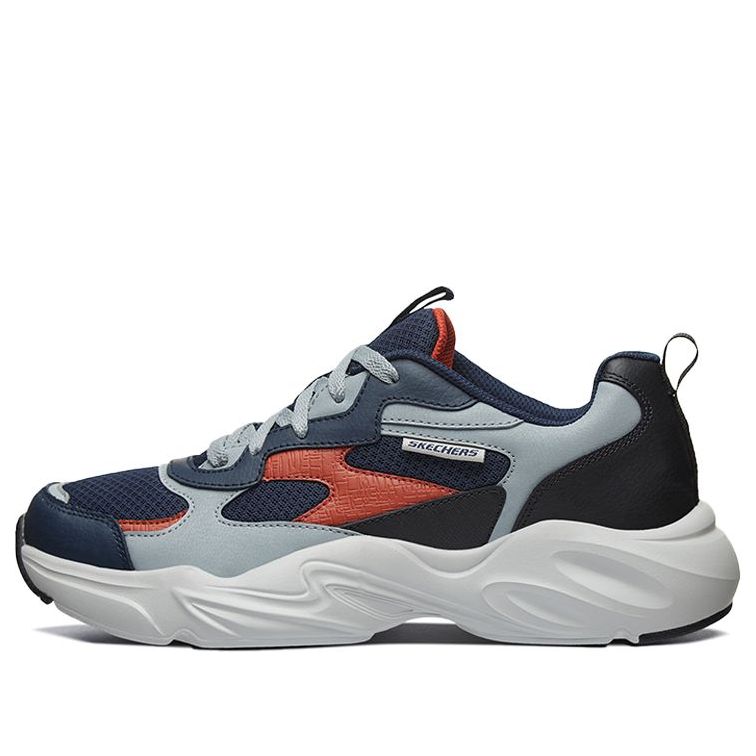 Skechers Stamina Airy Low-Top Running Shoes Blue/Red 51936-NVMT