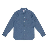 Men's Levis Quick Dry Breathable Casual Denim Long Sleeves Shirt Blue 85489-0000