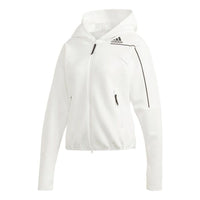 (WMNS) adidas Z.N.E. Hoodie Asia Sizing 'White Black' GM3281