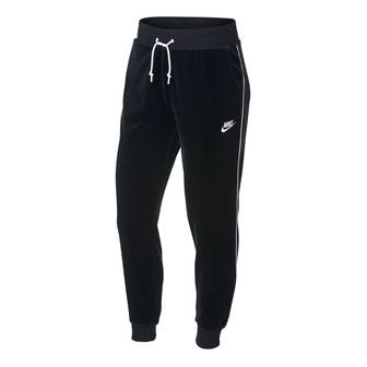 (WMNS) Nike AS W Nike Sportswear NSW PANT VELOUR Casual Sports Pants Black 939503-010