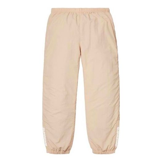 Supreme FW18 Warm Up Pant Light Tan Zipper Small Pants Unisex Beige SUP-FW18-769