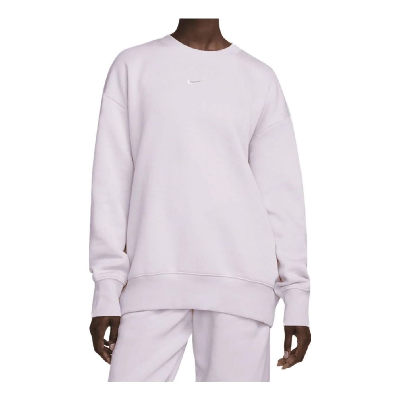(WMNS) Nike Sportswear Phoenix Fleece Oversized Crew-Neck Sweatshirt 'Doll' DQ5733-530