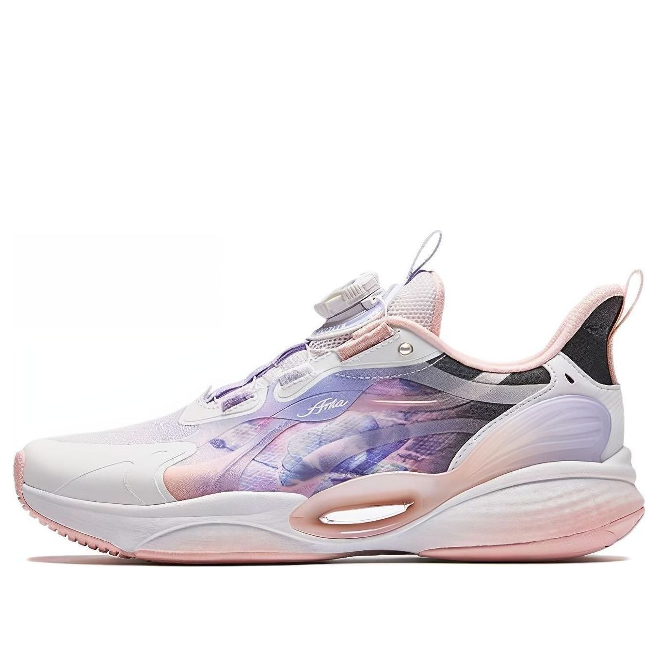 (GS) ANTA Running Series Sneakers 'White Pink Purple' 322425520-5