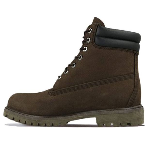 Timberland 6 Inch Double Collar Boots 'Dark Chocolate Nubuck' 73543