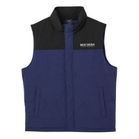 Skechers Logo Small Patchwork Sports Stand Collar Down Vest 'Multi-Color' L321M193