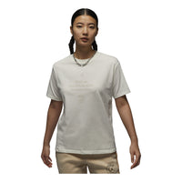 (WMNS) Air Jordan Paris Saint-Germain T-shirt Asia Sizing 'Sail' FV7749-133