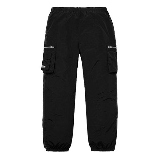 Supreme SS19 Nylon Cargo Pant Casual Jogger Pants Unisex Black SUP-SS19-10286