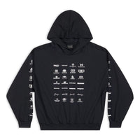 Balenciaga Archives Logos Hoodie 'Black' 726241TNVQ81070