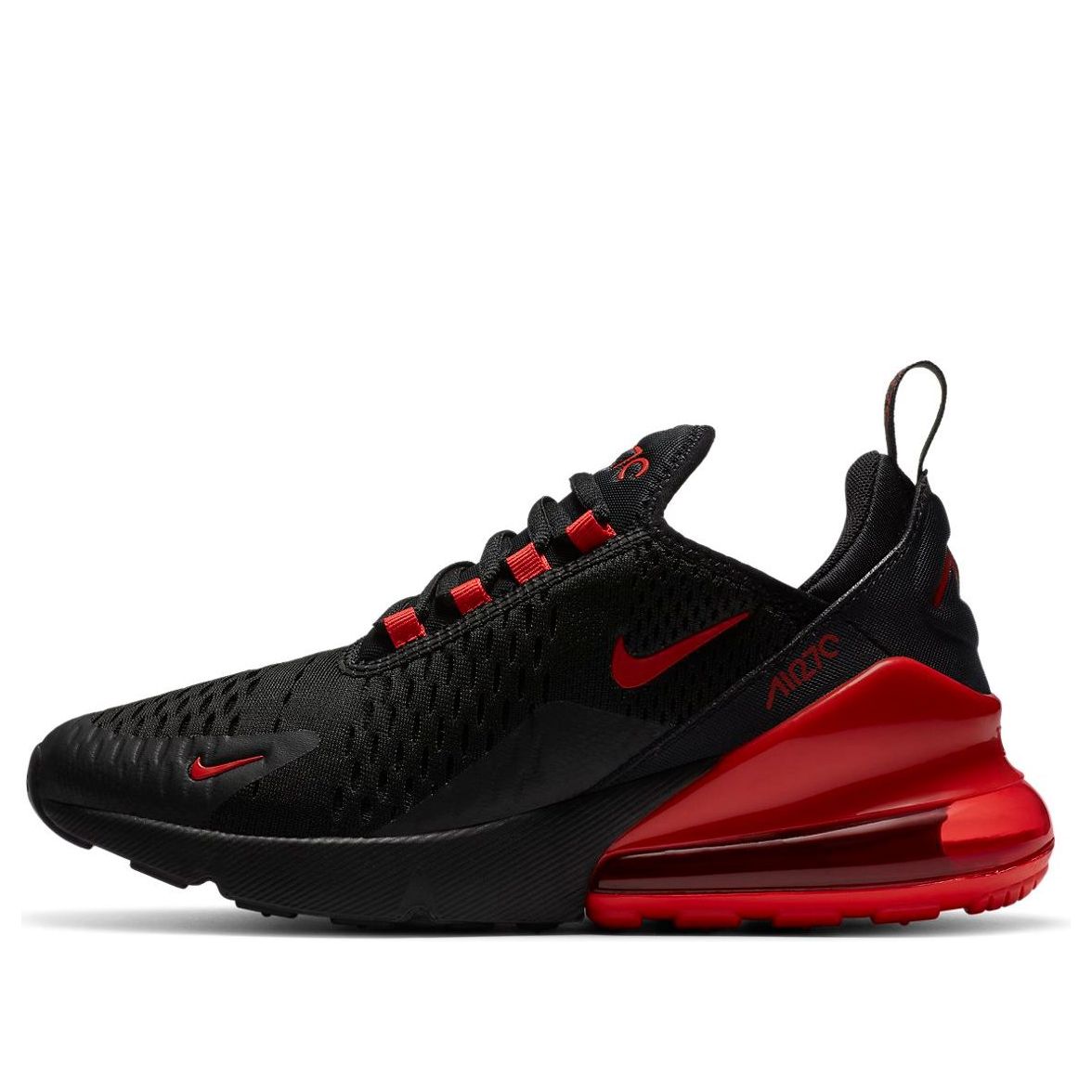 (GS) Nike Air Max 270 'Black Chile Red' DC1996-001