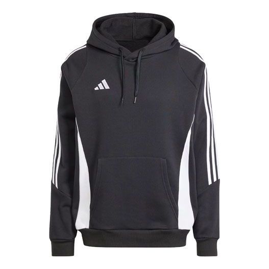 adidas Tiro 24 Sweat Soccer Hoodie Asia Sizing 'Black White' IJ7673
