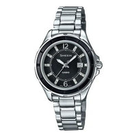 CASIO Sheen Series Quartz Movement Black Dial Stainless Steel Strap Watch Analog SHE-4045D-1A