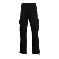 Off-White Logo Embroidered Cargo Sweatpants Version Black OMCH036R21FLE0011001