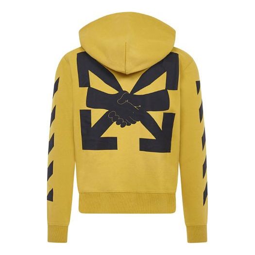 Men's Off-White Arrow Zipper Turmeric OMBE001F20FLE0071610