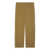 Men's Gucci Logo Alphabet Loose Casual Pants/Trousers Brown 625880-ZAEP7-2109