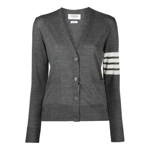 (WMNS) THOM BROWNE Cardigan 'Gray' FKC334A-Y1014-035