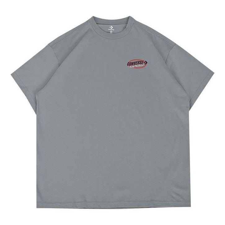 Converse Retro Sail Boat Graphic T-shirt Asia Sizing 'Grey' 10025441-A03