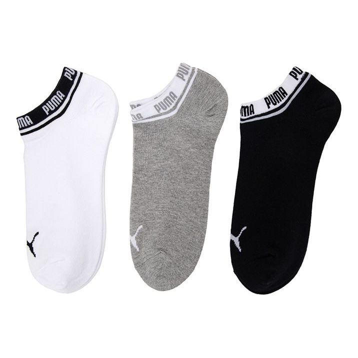 PUMA Sneaker Sock 3 Pack 'Black White Grey' 907777-08