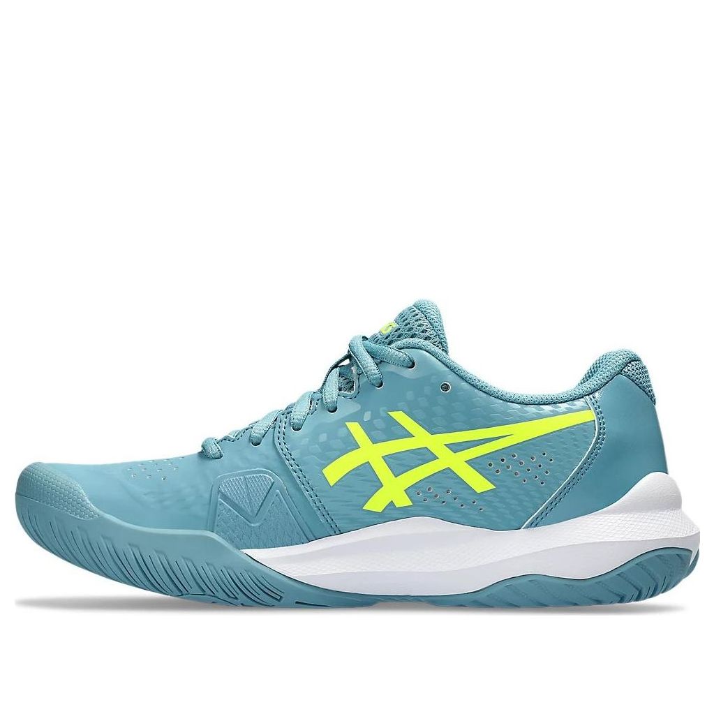 (WMNS) ASICS Gel Challenger 14 'Gris Blue Safety Yellow' 1042A231-400