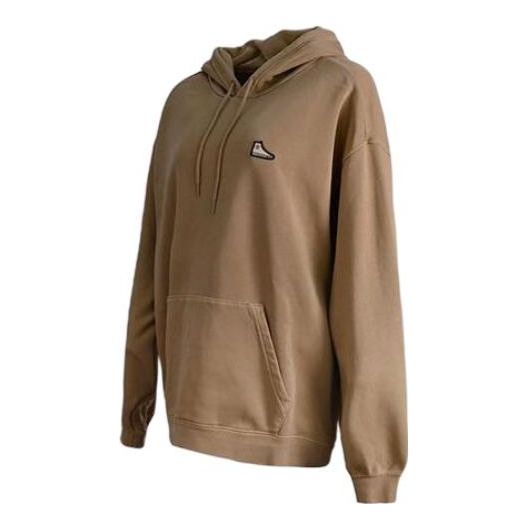 Converse Loose Fit Sneakers Patch Hoodie Asia Sizing 'Nomad Khaki' 10025457-A03