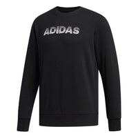 adidas Casual Sports Round Neck Pullover Black FJ0239