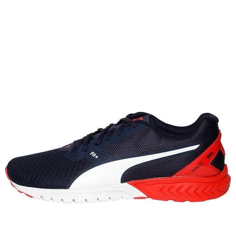 PUMA Ignite Stride Low Running Shoes Blue/White/Red 191387-05