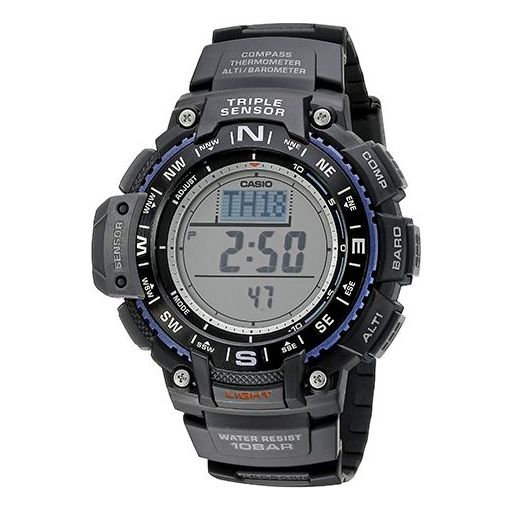 CASIO Male OUTGEAR Japan / South Korea Fashion Sports Mens Black Digital SGW-1000-1ACR2021