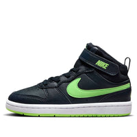 (PS) Nike Court Borough Mid 2 'Dark Obsidian Lime' CD7783-403