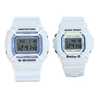 CASIO G-Shock Digital 'White Blue' HALOV-7VCR
