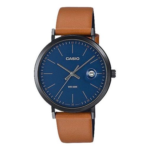 CASIO Male DRESS Japan / South Korea Fashion Sports Brown Orange Brown Analog MTP-E175BL-2EVDF