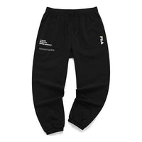 FILA Ventilate Sports Ankle Banded Causual Pant Male Black T11M122806F-BK