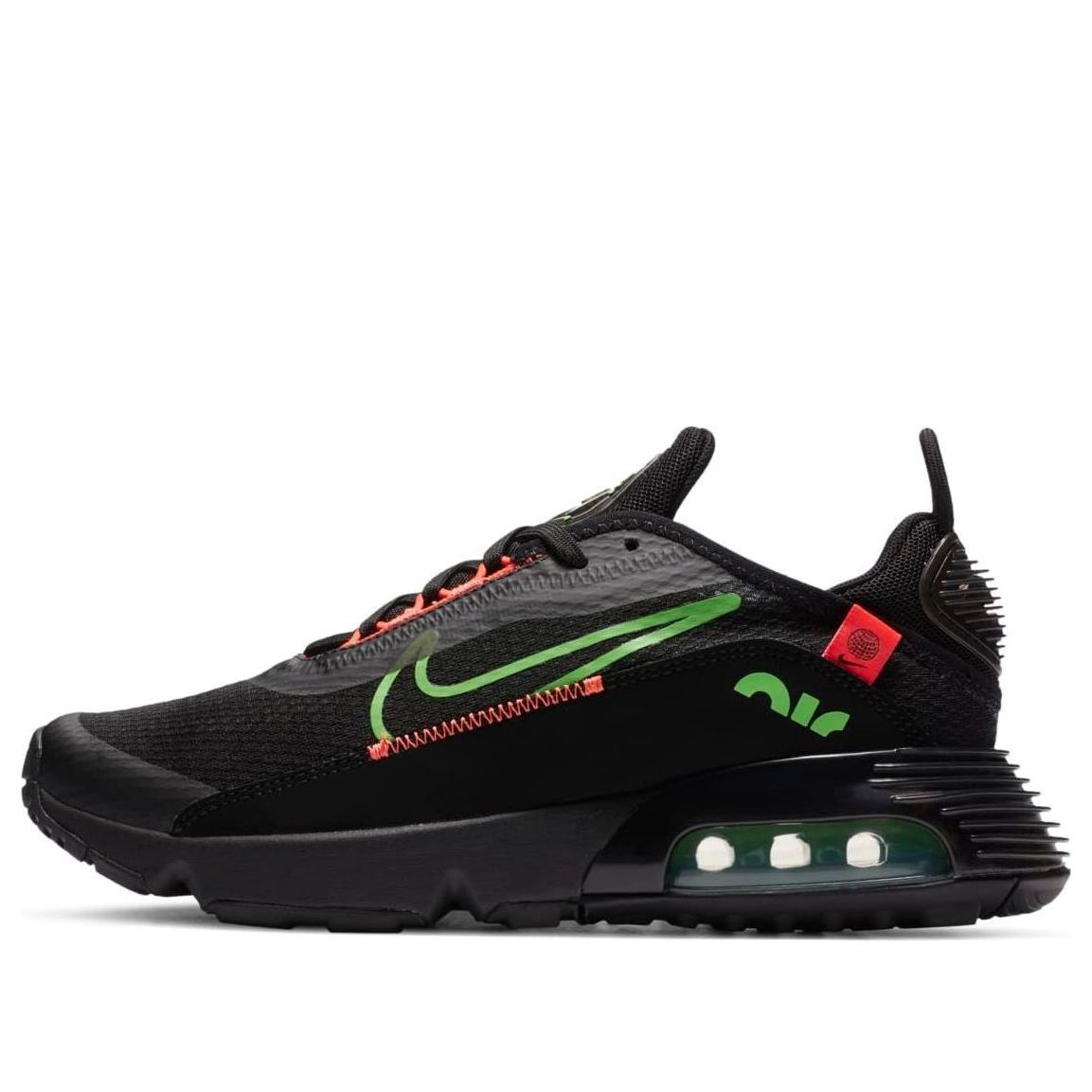 (GS) Nike Air Max 2090 'Black Green Strike Crimson' DB2618-001