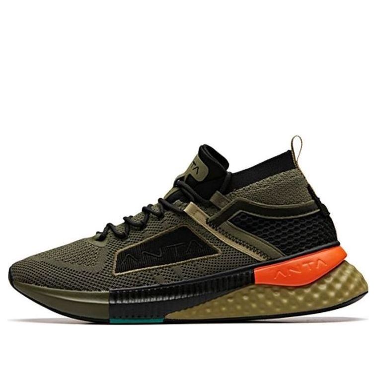 ANTA Running Series Sneakers 'Olive Green' 11915553-6