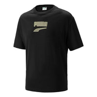 PUMA Downtown Logo Tee 'Black' 537740-01