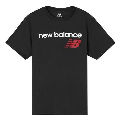 New Balance Knit Minimalistic Casual Short Sleeve Black MT01987-BK