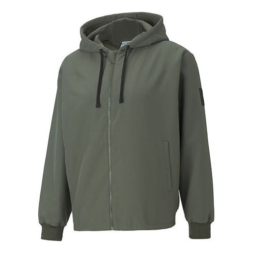PUMA Full-Zip Hooded Jacket 'Green' 530273-64
