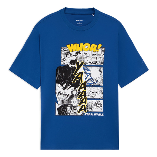 Li-Ning x Star Wars Comic Graphic T-shirt 'Blue' AHSS573-6