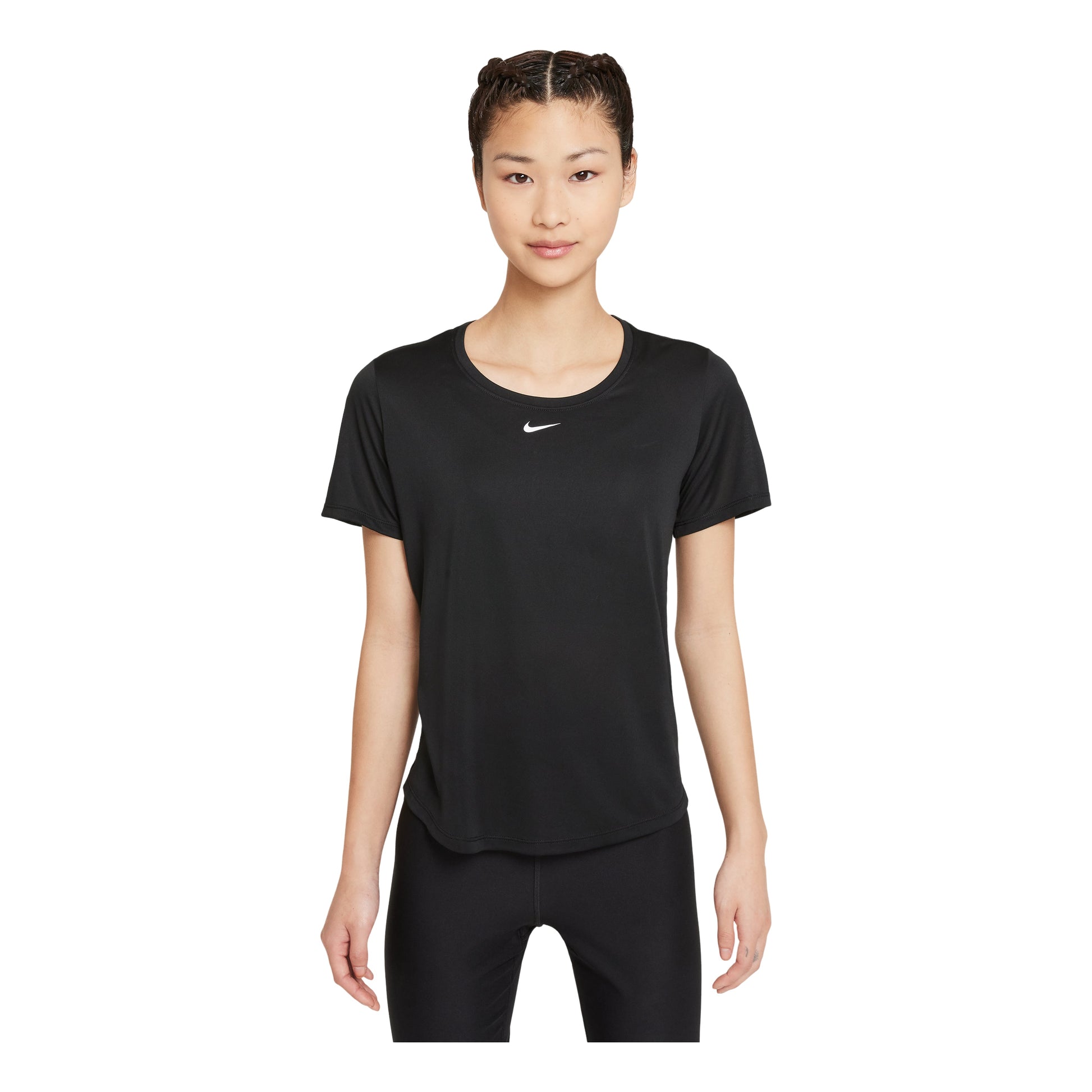(WMNS) AS W NK One DF SS STD Top Black DD0639-010