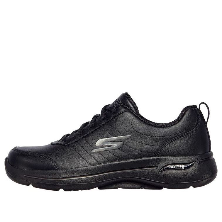 (WMNS) Skechers Go Walk Arch Fit 'Black' 124413-BBK