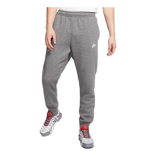 Nike MENS Sportswear Club Fleece Casual Ankle Banded Sports Pants Grey Dark gray BV2672-071